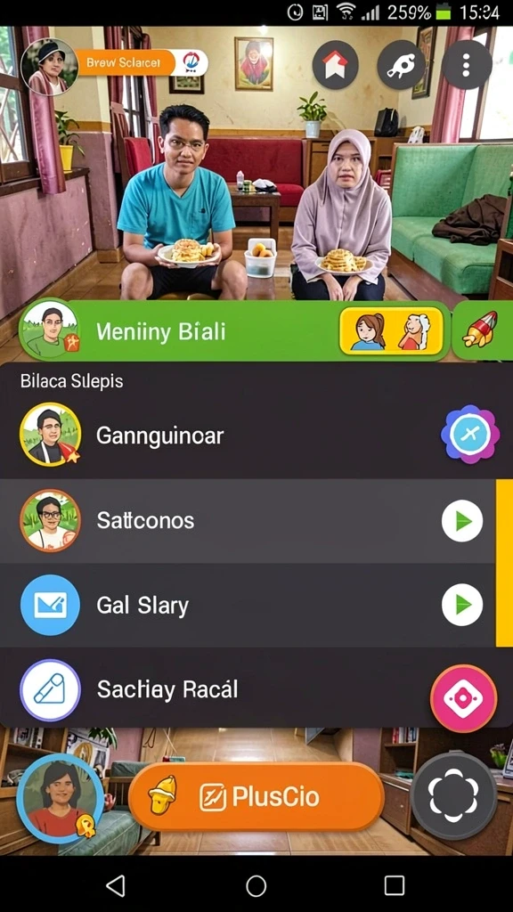 fiona77 - Tampilan antarmuka FIONA77 yang menarik dan interaktif.