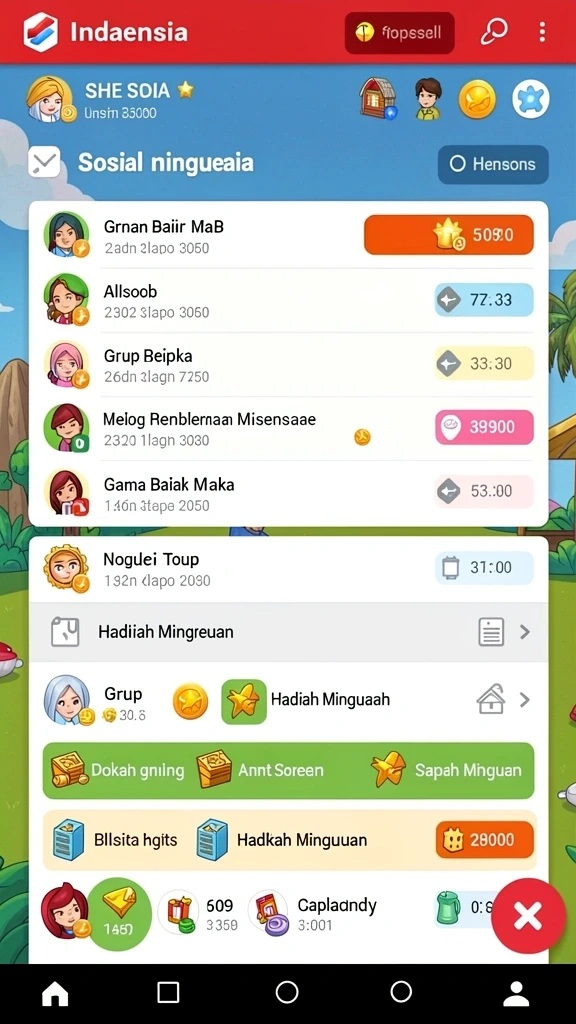 naga1001 - Screenshot menunjukkan tampilan karakter utama beraksi.