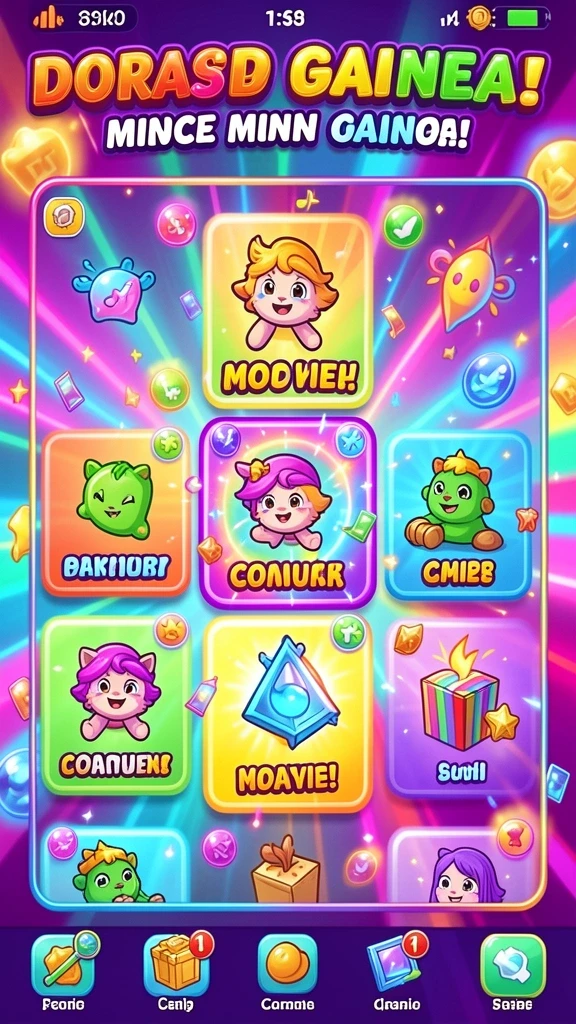 pprryy - Screenshot menunjukkan karakter utama bertarung melawan musuh.