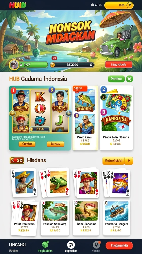 ttt888 - Tampilan awal aplikasi TTT888 yang menarik.
